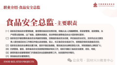 全国需设置装备摆设食物平安总监的企业 